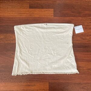 Cream Tube Top